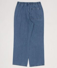 WEGO 【ユニセックス着用ITEM/ウエストゴム】ユルフィットデニムイージーパンツ