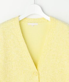 自由区 S ブークレミックスツイードニット カーディガン