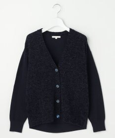 自由区 S ブークレミックスツイードニット カーディガン