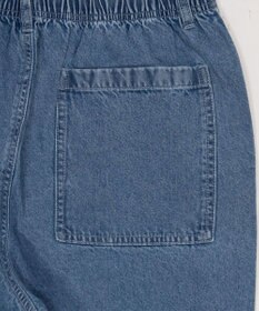 WEGO 【ユニセックス着用ITEM/ウエストゴム】ユルフィットデニムイージーパンツ