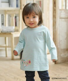 組曲 KIDS 【80-100㎝】シナぷしゅトロピカルボーダー Tシャツ