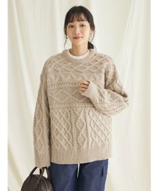 CRAFT STANDARD BOUTIQUE ブラッシングケーブルニット