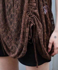 WEGO ドロストデザインキャミワンピース