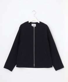 J.PRESS LADIES S ウールナイロンリバー ノーカラー コート