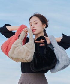 Tiaclasse 【安田美沙子さん着用】フェイクファーバック