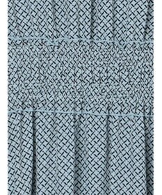 Te chichi バイカラーシャーリングワンピース