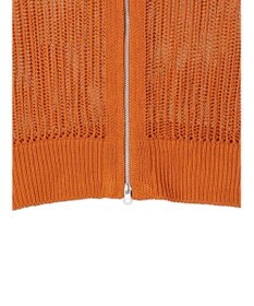 Green Parks Ｚｉｐ付メッシュカーディガン