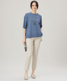 自由区 L 【接触冷感・UVカット・吸水速乾・洗える】シェルタリングテーパード パンツ