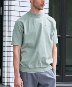 ZERO HALLIBURTON メタルロゴモックネックニットTシャツ ZHG-M6S9b 85196