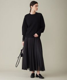 ICB 【洗える】 ウールポリエステルハイゲージ ニット