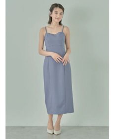 earth music&ecology ＳＥＴ２点　レースブラウス付きナローワンピース