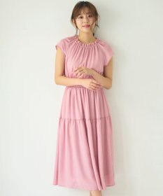 Feroux ウエストシャーリングティアード ワンピース