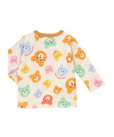 MIKI HOUSE HOT BISCUITS 【80-120cm】 カラフルビーンズ 総柄長袖Tシャツ