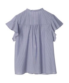 earth music&ecology ギャザーフレンチスリーブブラウス