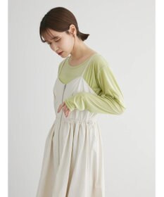 Green Parks ・ＳＵＧＡＲ　ＳＰＯＯＮ　コルセット風キャミワンピース