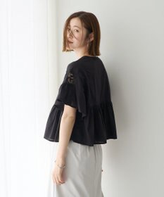YECCA VECCA 刺繍レースブラウス