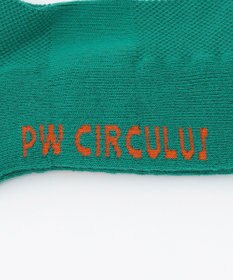 PW CIRCULUS 【MEN】【土踏まずをサポート】ロゴ ショートソックス