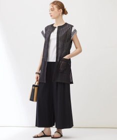 23区 【Indian Factory】コットンフレックス エンブロイダリーブラウス