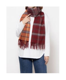 UNBILLION カシュネ cache nez / ウールメニーチェックストール