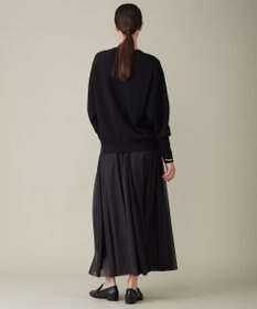 ICB 【洗える】 ウールポリエステルハイゲージ ニット