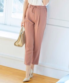 Tiaclasse 【洗える】幅広く活躍が期待できるドロストパンツ