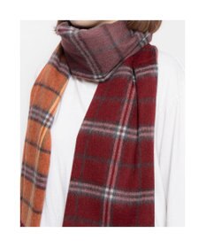UNBILLION カシュネ cache nez / ウールメニーチェックストール