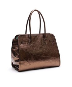 A.D.M.J. 【牛革】クラックメタル/イタリアンレザー前金具付トートL