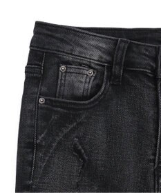 WEGO 【美脚】ダメージフレアデニム