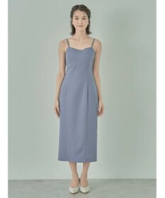 earth music&ecology ＳＥＴ２点　レースブラウス付きナローワンピース