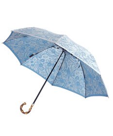 槇田商店 Kirie 更紗 レイクブルー 折りたたみ傘