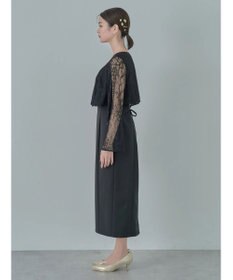 earth music&ecology ＳＥＴ２点　レースブラウス付きナローワンピース