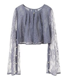 earth music&ecology ＳＥＴ２点　レースブラウス付きナローワンピース