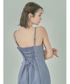 earth music&ecology ＳＥＴ２点　レースブラウス付きナローワンピース