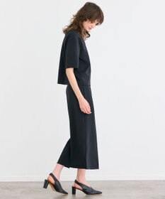 BEIGE， 【洗える】ALTHEA / ダンボールジャージーバックスリットブラウス