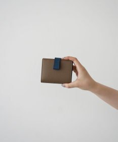 Atelier nuu 日本製 本革 バイカラーnoble 二つ折れウォレット