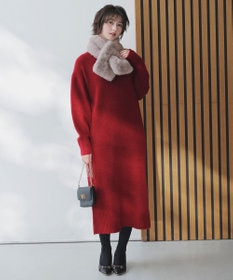 ANY SIS フェイクファー ティペット