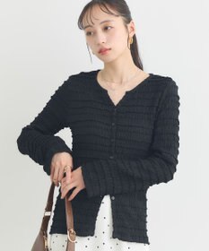 earth music&ecology 【予約】シャーリングカットカーディガン