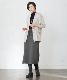 J.PRESS LADIES 【洗える】デュアルウォームポンチ スカート