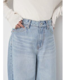 earth music&ecology セルフカットワイドデニムパンツ