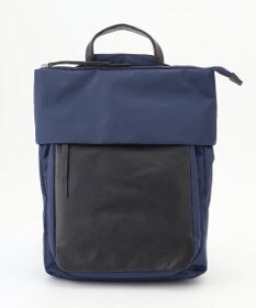 Y'SACCS ナイロン牛革リュック