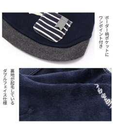 PET PARADISE 犬の服 犬 服 秋冬 パーカー 【小型犬】 お腹開き マリン