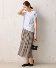 組曲 【WEB限定】Tシャツライク サマーニット