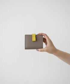 Atelier nuu 日本製 本革 バイカラーnoble 二つ折れウォレット
