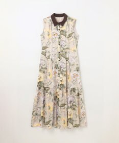 GRACE CONTINENTAL ボタニカルプリントワンピース