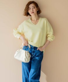 23区 メタルハンドル ショルダー バッグ