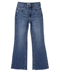 earth music&ecology セルフカットフレアデニムパンツ