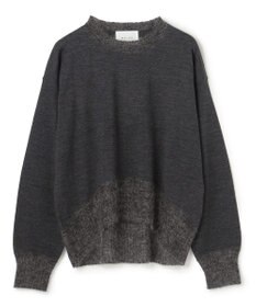 BEIGE， 【洗える】LA MONNAIE / モヘアMIXクルーネックニット