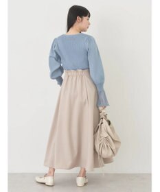 earth music&ecology すきな丈フレアスカート