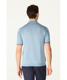 DAKS John Smedley for DAKS ハウスストライプポロシャツ