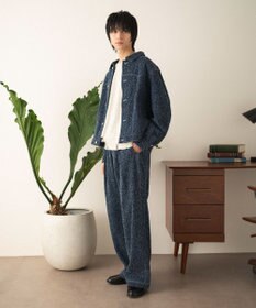 WEGO ネップデニムバギーパンツ